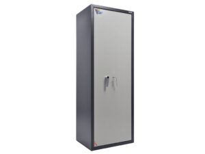 Офисный сейф VALBERG ASM 165T графит сбоку закр