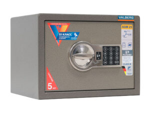 Мебельный сейф VALBERG ASM 25 EL сбоку закр