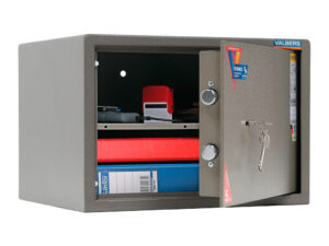 Мебельный сейф VALBERG ASM-30 сбоку полуоткр