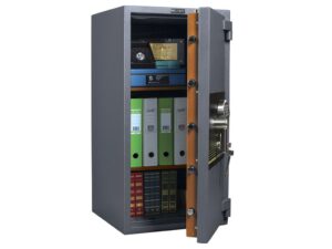 Взломостойкий сейф MDTB Bastion-M 99 EK сбоку полуоткр