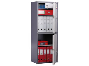 Бухгалтерский шкаф AIKO SL-125/2Т спереди полуоткр